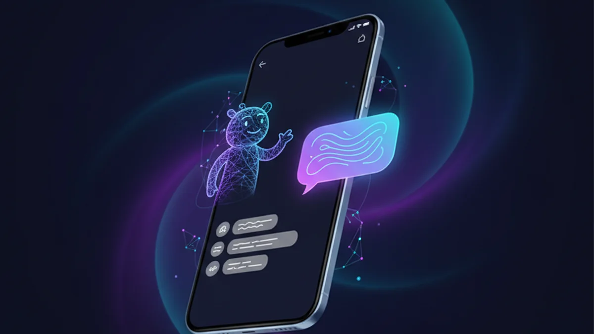 Phone showing rewritten paragraph with more natural tone and fewer AI-like phrases