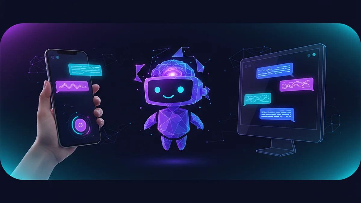 Person drafting a professional email on iPhone using an AI writing assistant app