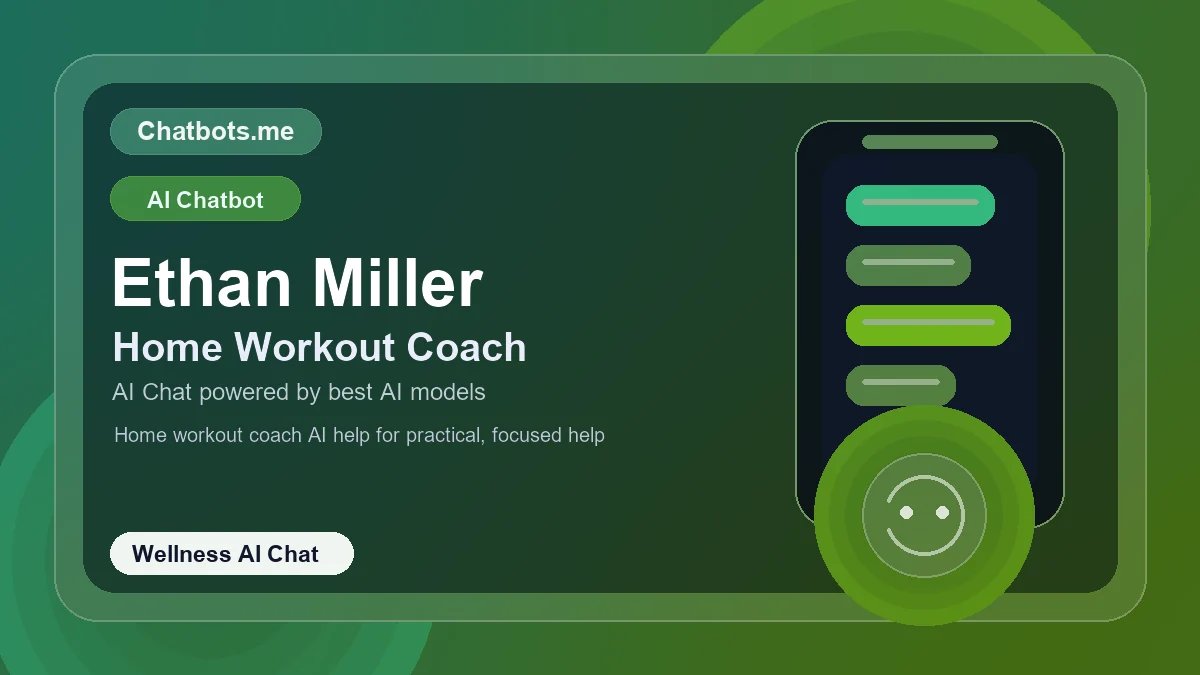Ethan Miller chatbot visual for wellness AI chat