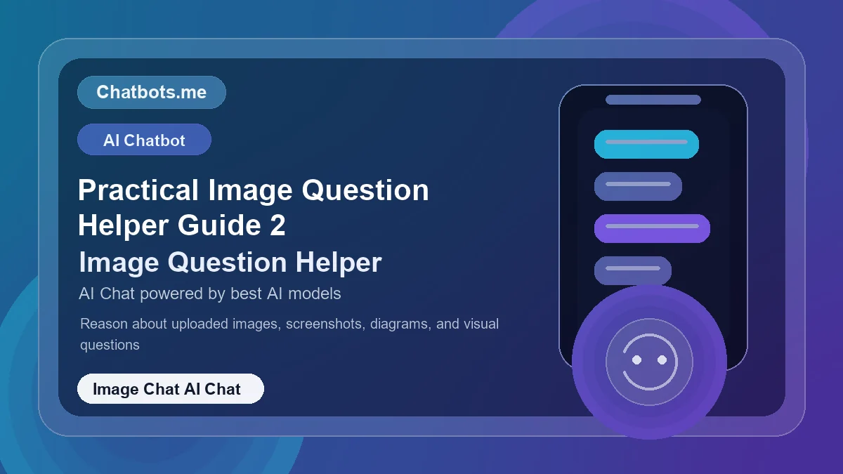Practical Image Question Helper Guide 2 chatbot visual for image chat AI chat